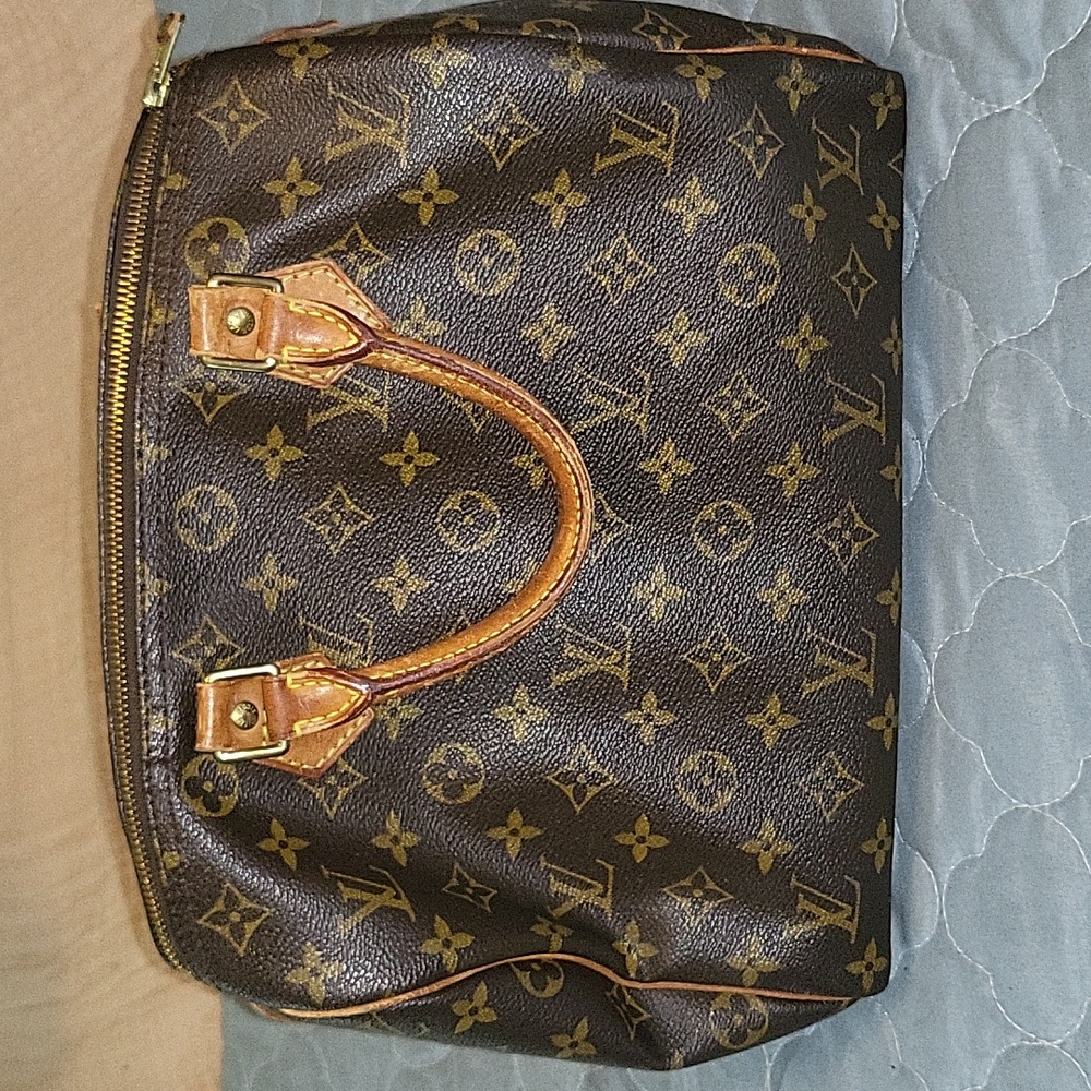 LOUIS VUITTON Monogram Speedy 30 Hand Bag M41526 LV Auth 74346